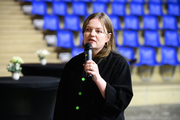 Brigid O'Shea- vodja delavnice CIRCLE v Portorožu - Foto: Katja Goljat in Matjaž Rušt