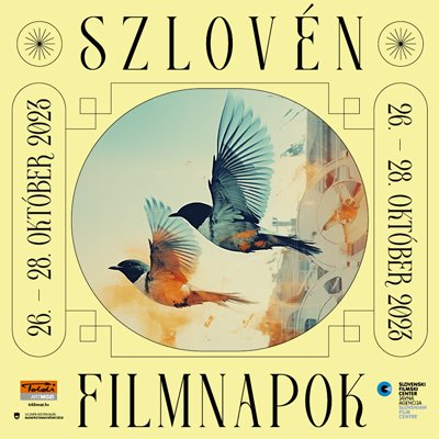 Plakat za 7. Dneve slovenskega filma v Budimpešti.