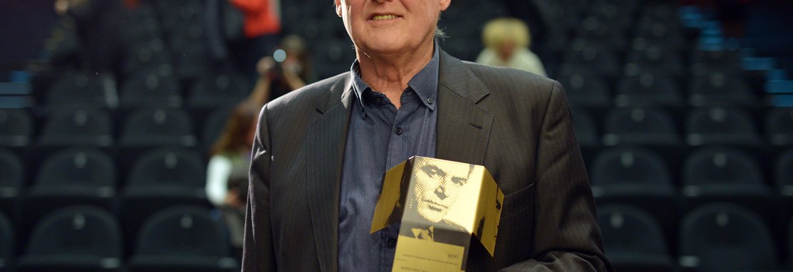Radko Polič Rac /fotografija s podelitve nagrade bert 2015 - Foto: Peter Uhan, arhiv DSR