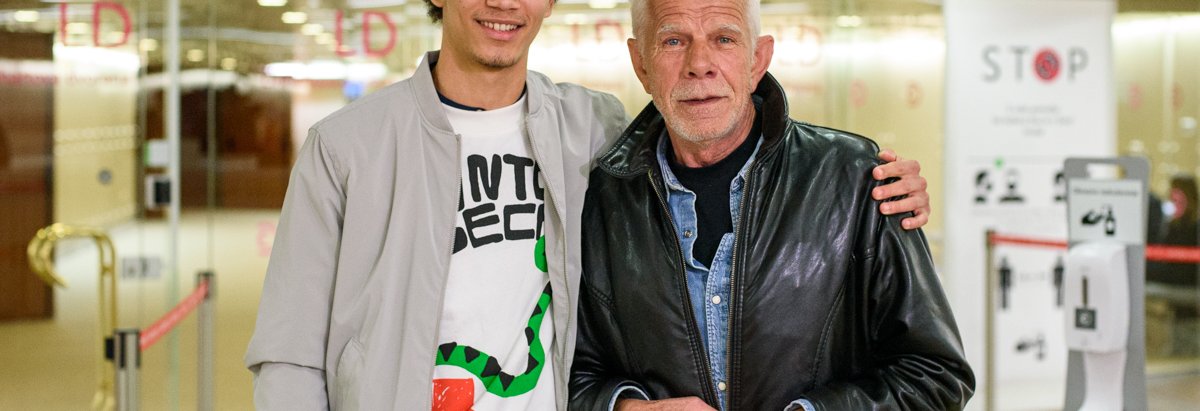 Kolja Chilima Budišin in Ivo Barišič - Foto: Katja Goljat