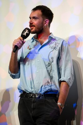 Leo Černic na Q&A po premieri - Foto: Berlinale