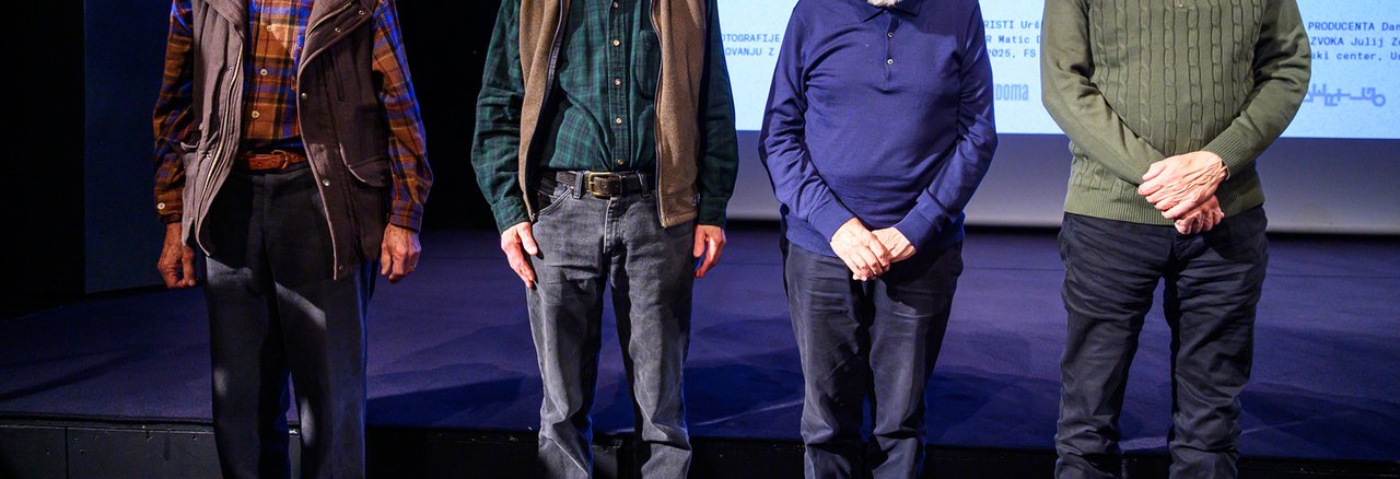 Marko Pogačnik, David Nez, Tomaž Brejc in Matjaž Hanžek - OHO - Foto: Katja Goljat