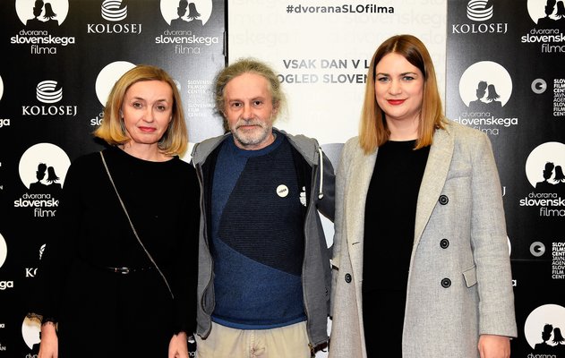 Nataša Bučar (direktorica SFC), Miha Hočevar (scenarist in režiser), Ursula Spruk (direktorica filmskega programa in marketinga Kolosej) - Foto: Kolosej