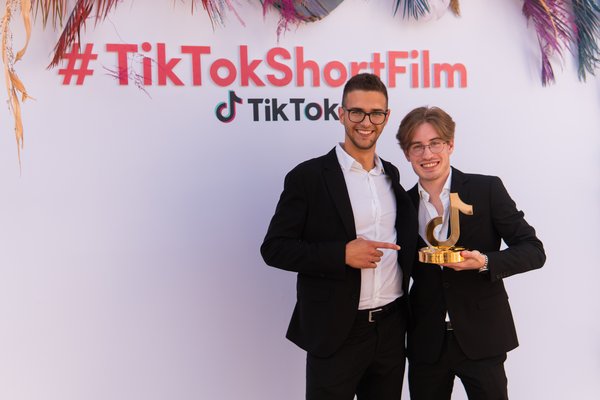Nik Kranjec (direktor fotografije) in Matej Rimanić (režiser) - Foto: osebni arhiv in Cannes Film Festival