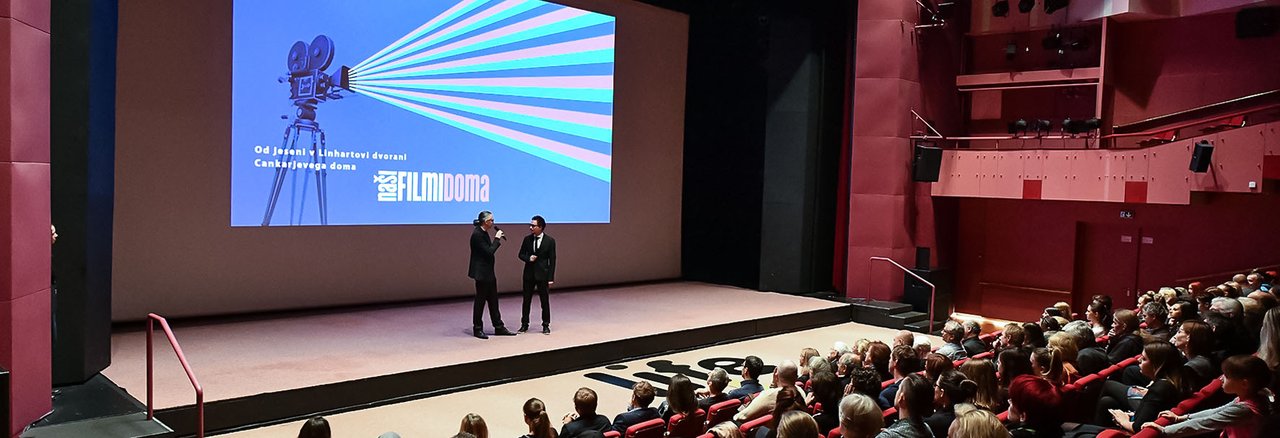Slovenija, Avstralija in jutri ves svet - Marko Naberšnik (režiser) in Nejc Šmit (moderator) - foto Iztok Dimc