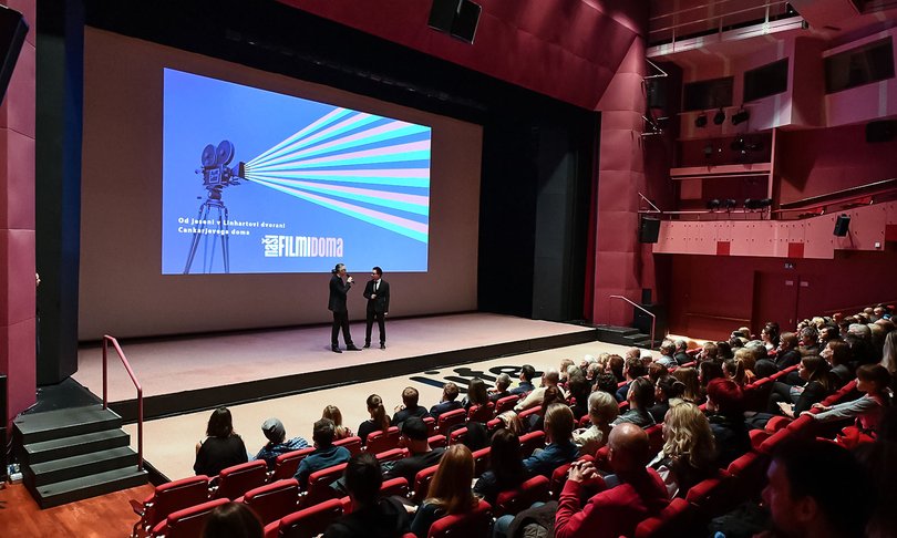 Slovenija, Avstralija in jutri ves svet - Marko Naberšnik (režiser) in Nejc Šmit (moderator) - foto Iztok Dimc