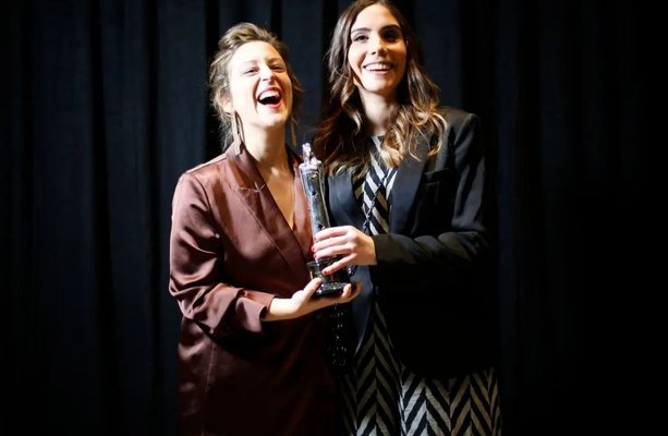 Urška Djukić in Émilie Pigeard  (fotografija EFA)