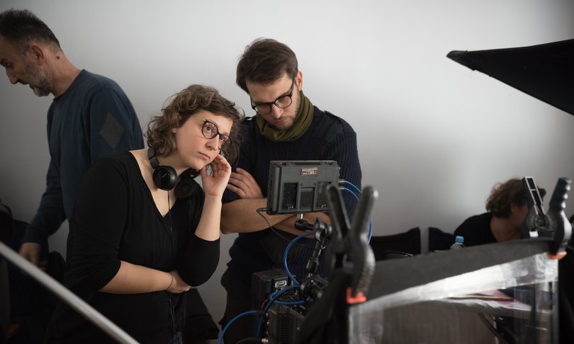 Urška Djukić (režiserka) in Lev Predan Kowarski (direktor fotografije) - Foto: SEE Factory