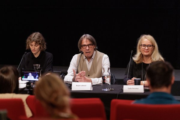 Veronika Zakonjšek, Bojan Labović in Tjaša Smrekar - Foto: Matjaž Rušt