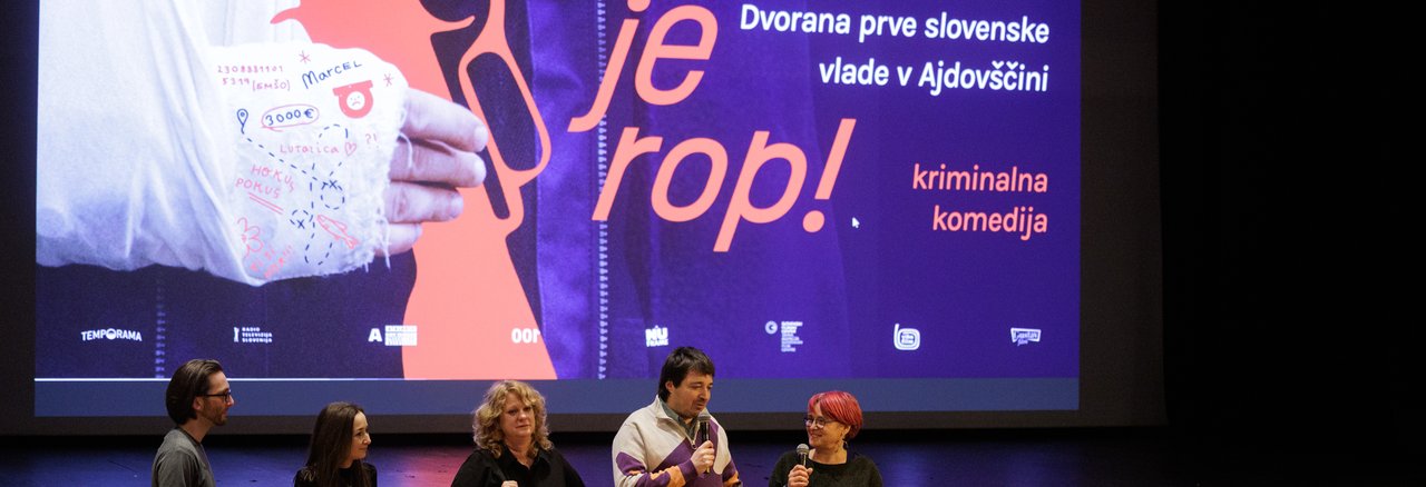 Andraž Jerič in Jerca Jerič (producenta), Tijana Zinajić, Gregor Andolšek in Mateja Zorn - Foto: Matjaž Rušt