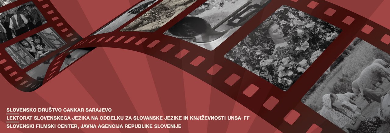 Plakat 7. dni slovenskega novega filma v Sarajevu. Foto Arhiv Slovenskega filmskega centra